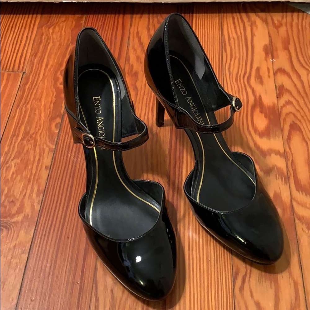 Black Patent Leather Heels